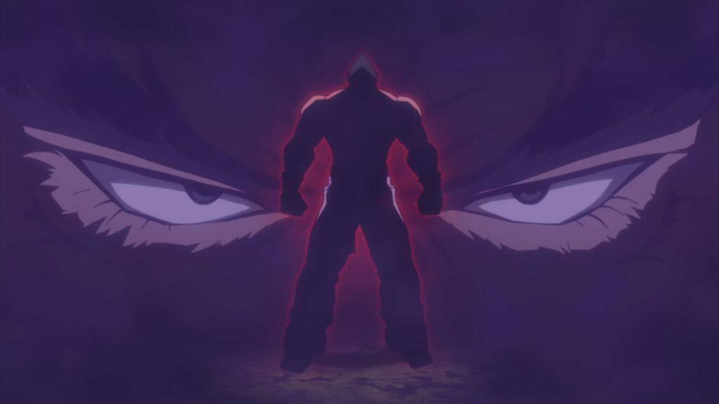 Silhouette of Kazuya Mishima as Tekken Characters in Tekken Bloodline